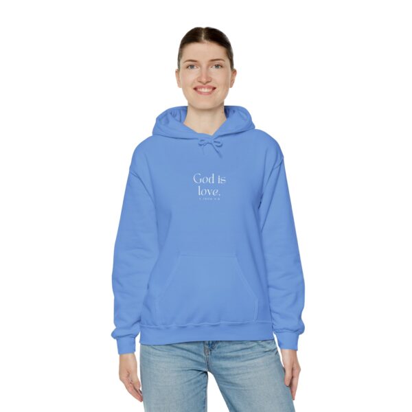 God is love. - 1 John 4:8 | Unisex Hooded Sweatshirt | Team Yeshua Apparel - Image 10