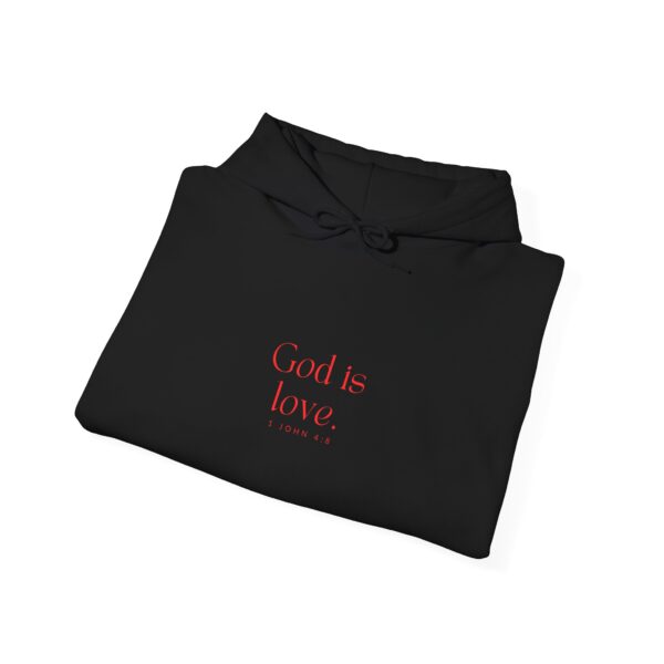 God is love. - 1 John 4:8 | Unisex Hooded Sweatshirt | Team Yeshua Apparel - Image 30