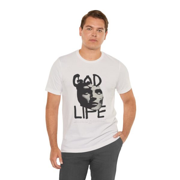 John 6:35  - Unisex Short Sleeve Tee - Image 7