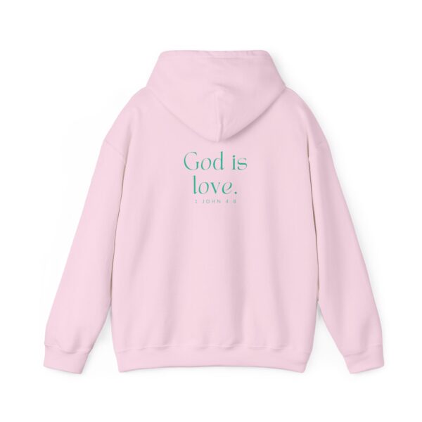 God is love. - 1 John 4:8 | Unisex Hooded Sweatshirt | Team Yeshua Apparel - Image 16