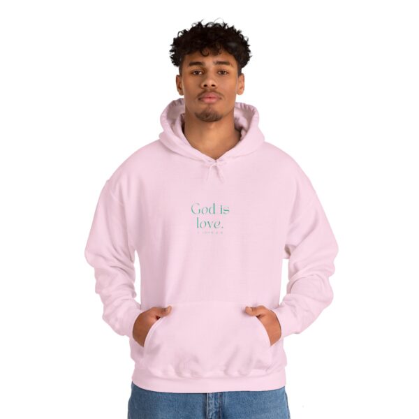 God is love. - 1 John 4:8 | Unisex Hooded Sweatshirt | Team Yeshua Apparel - Image 21