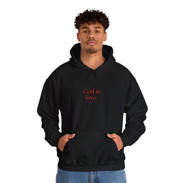 God is love. - 1 John 4:8 | Unisex Hooded Sweatshirt | Team Yeshua Apparel - Image 26