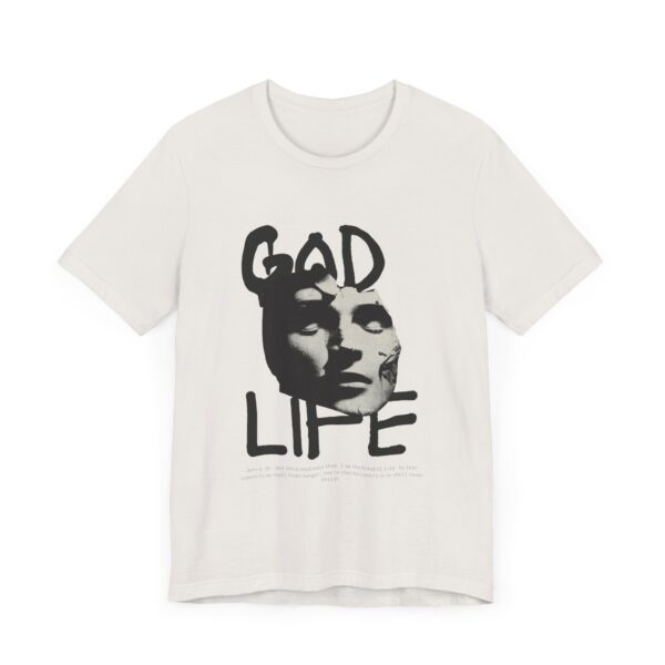 John 6:35  - Unisex Short Sleeve Tee - Image 4