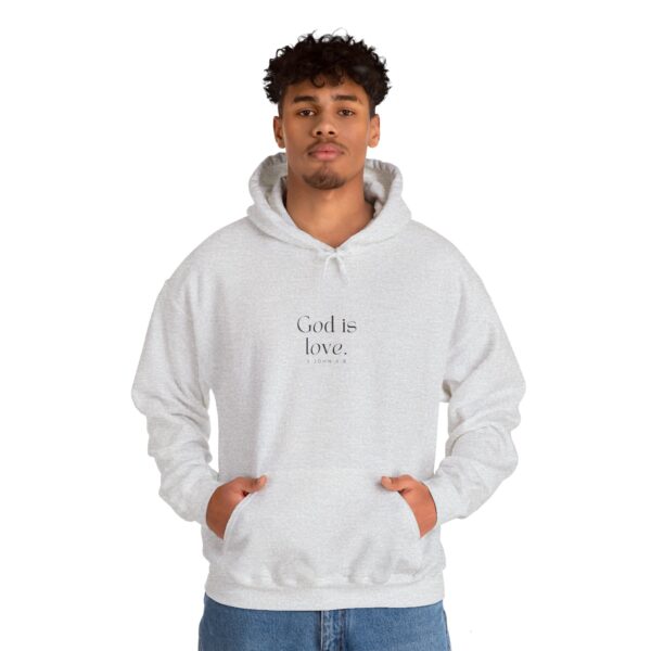 God is love. - 1 John 4:8 | Unisex Hooded Sweatshirt | Team Yeshua Apparel - Image 43