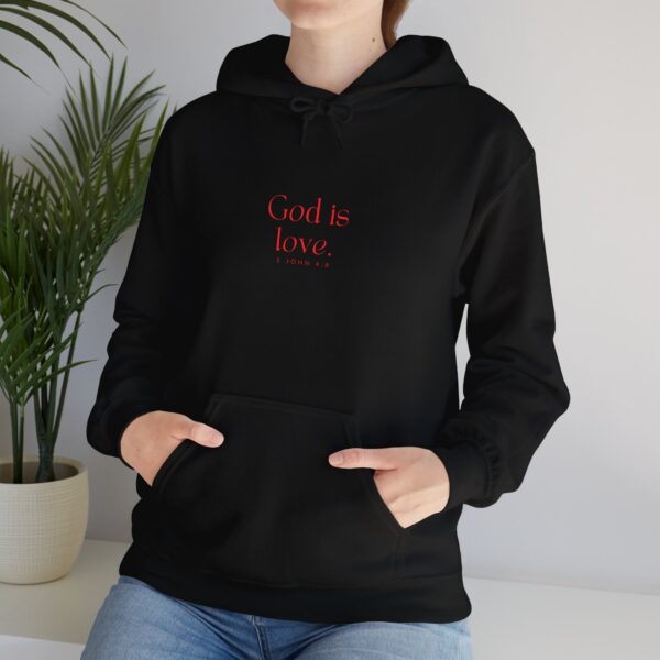 God is love. - 1 John 4:8 | Unisex Hooded Sweatshirt | Team Yeshua Apparel - Image 33