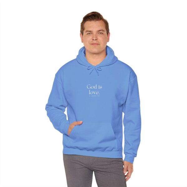 God is love. - 1 John 4:8 | Unisex Hooded Sweatshirt | Team Yeshua Apparel - Image 11