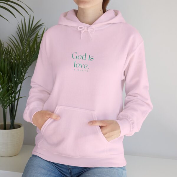 God is love. - 1 John 4:8 | Unisex Hooded Sweatshirt | Team Yeshua Apparel - Image 25