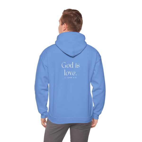 God is love. - 1 John 4:8 | Unisex Hooded Sweatshirt | Team Yeshua Apparel - Image 12