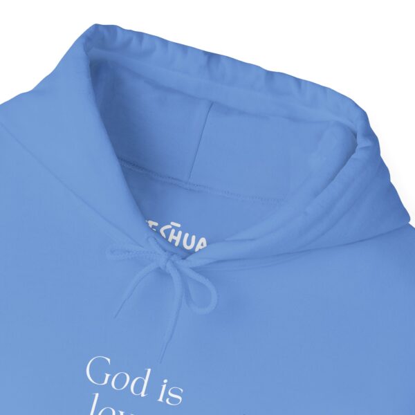 God is love. - 1 John 4:8 | Unisex Hooded Sweatshirt | Team Yeshua Apparel - Image 13