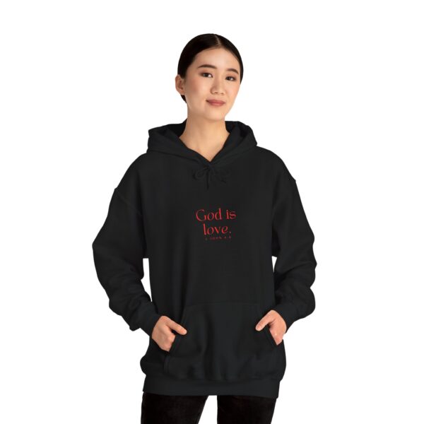 God is love. - 1 John 4:8 | Unisex Hooded Sweatshirt | Team Yeshua Apparel - Image 31