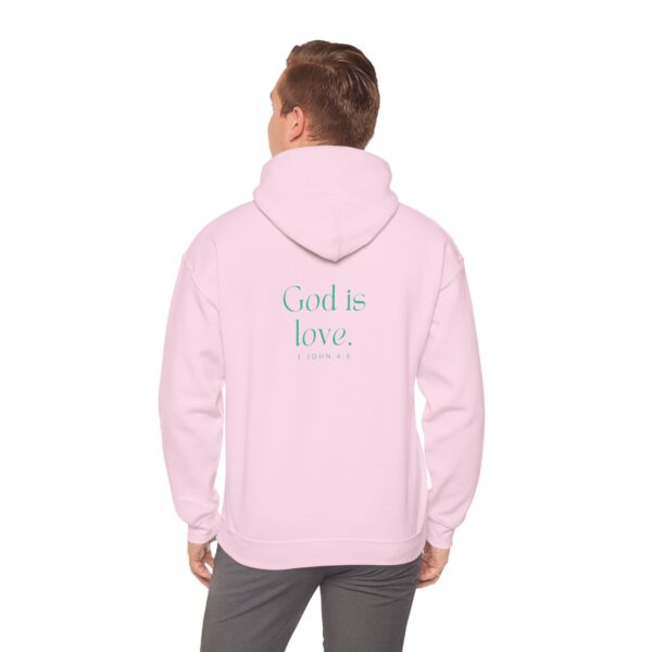 God is love. - 1 John 4:8 | Unisex Hooded Sweatshirt | Team Yeshua Apparel - Image 14