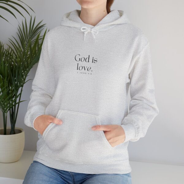 God is love. - 1 John 4:8 | Unisex Hooded Sweatshirt | Team Yeshua Apparel - Image 49