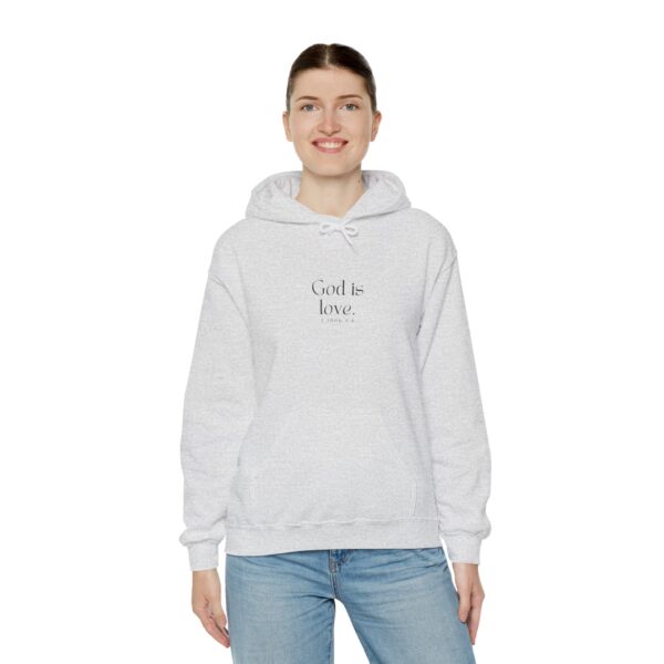 God is love. - 1 John 4:8 | Unisex Hooded Sweatshirt | Team Yeshua Apparel - Image 44