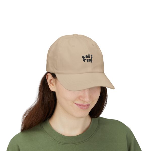 God's Real - Classic Dad Cap | Team Yeshua Apparel - Image 5