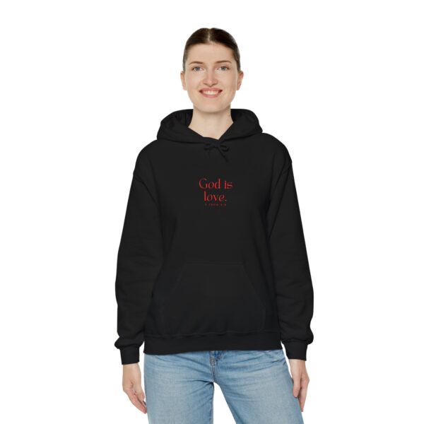 God is love. - 1 John 4:8 | Unisex Hooded Sweatshirt | Team Yeshua Apparel - Image 35