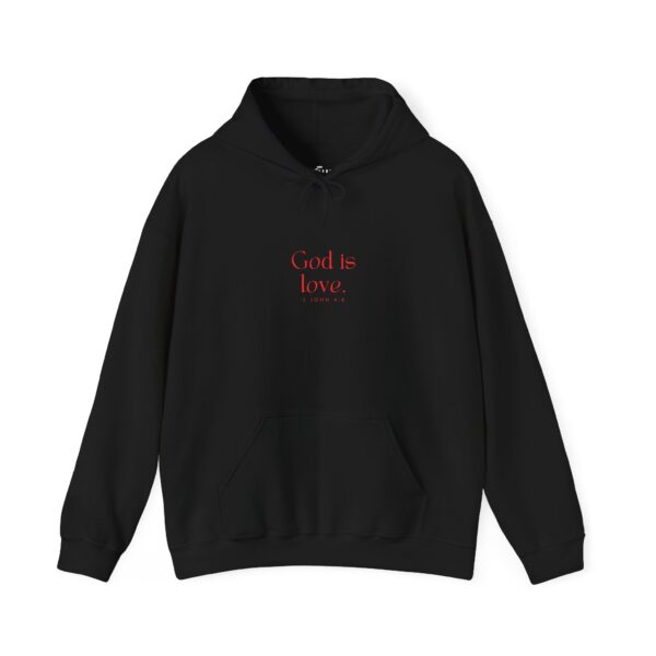 God is love. - 1 John 4:8 | Unisex Hooded Sweatshirt | Team Yeshua Apparel - Image 27