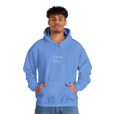 God is love. - 1 John 4:8 | Unisex Hooded Sweatshirt | Team Yeshua Apparel