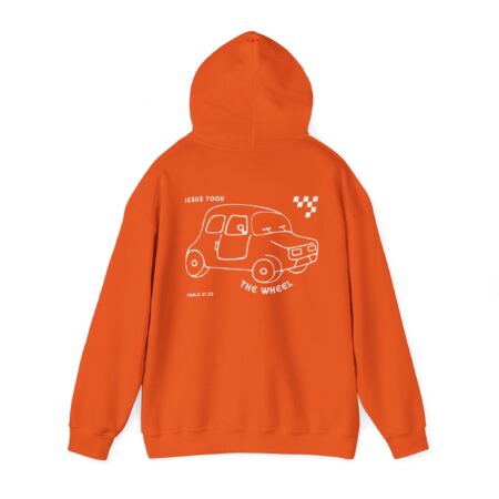 Jesus Took the Wheel – Psalm 37:23 | Unisex Hooded Sweatshirt | Team Yeshua Apparel