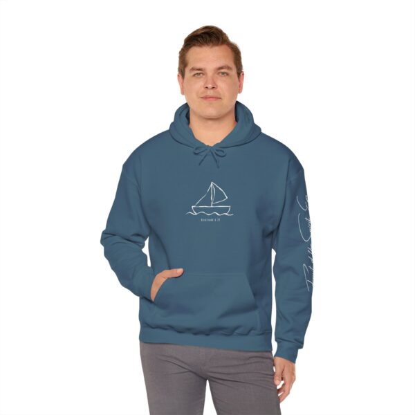 Jesus Is My Anchor – Hebrews 6:19 | Unisex Hooded Sweatshirt | Team Yeshua Apparel - Image 6