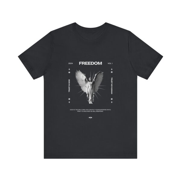 Freedom - Christian Unisex Short Sleeve Tee | Team Yeshua Apparel - Image 2