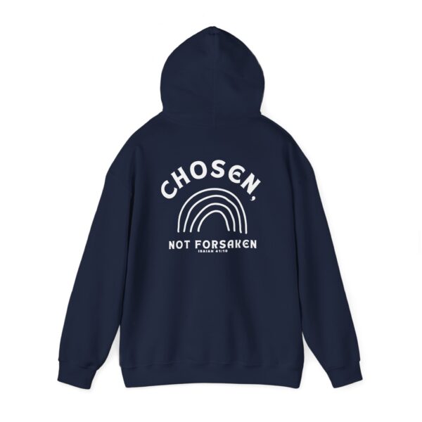 Chosen, Not Forsaken – Isaiah 41:10 | Unisex Hooded Sweatshirt | Team Yeshua Apparel - Image 11