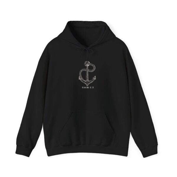 Jesus Is My Anchor – Hebrews 6:19 | Unisex Hooded Sweatshirt | Team Yeshua Apparel - Image 2