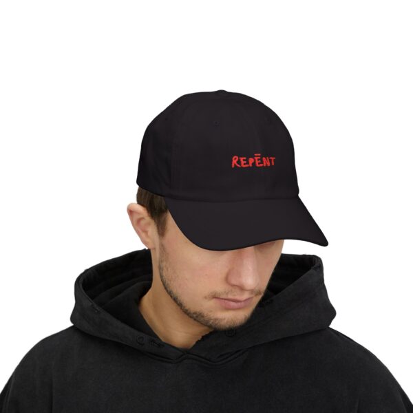 Repent - Classic Dad Cap | Team Yeshua Apparel - Image 3