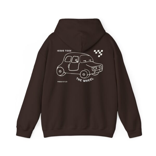 Jesus Took the Wheel – Psalm 37:23 | Unisex Hooded Sweatshirt | Team Yeshua Apparel - Image 5