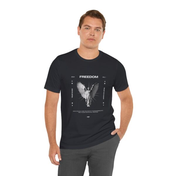 Freedom - Christian Unisex Short Sleeve Tee | Team Yeshua Apparel - Image 6