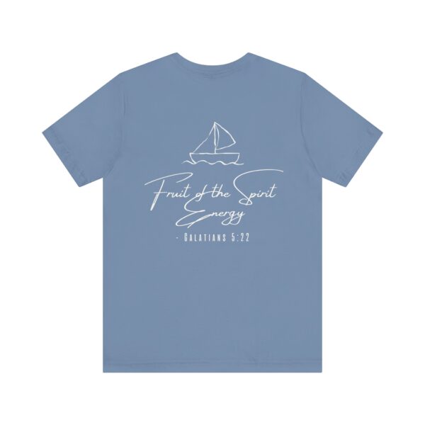 Fruit of the Spirit Energy – Galatians 5:22 | Christian Unisex Short Sleeve Tee | Team Yeshua Apparel - Image 3