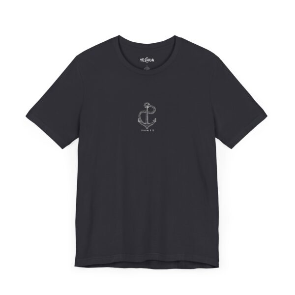 Jesus Is My Anchor – Hebrews 6:19 | Christian Unisex Short Sleeve Tee | Team Yeshua Apparel - Image 4