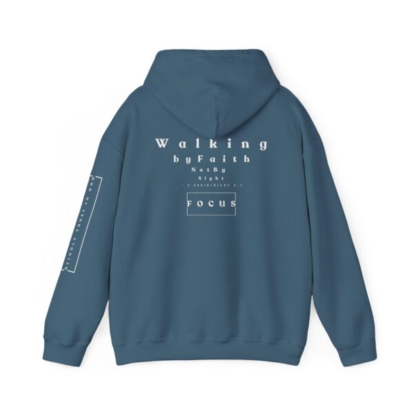 Walking by Faith, Not by Sight – 2 Corinthians 5:7 | Unisex Hooded Sweatshirt | Team Yeshua Apparel - Image 3