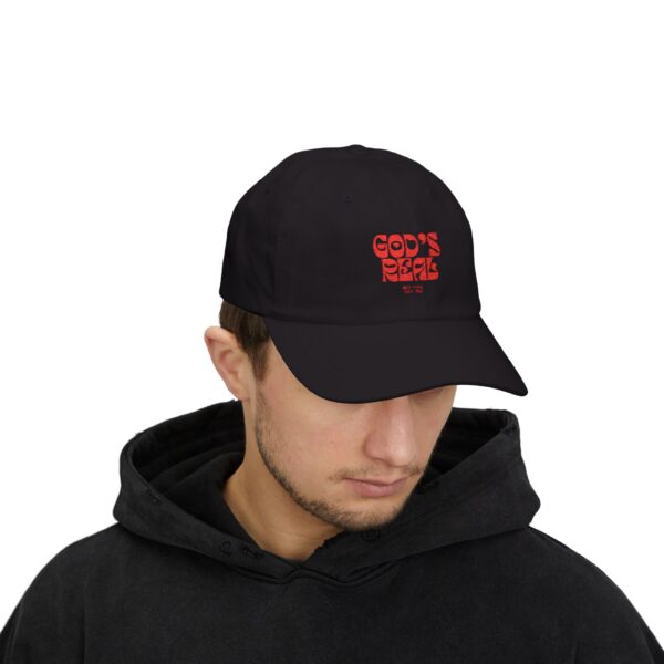 God's Real - Classic Dad Cap | Team Yeshua Apparel - Image 3