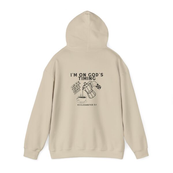 I’m on God’s Timing – Ecclesiastes 3:1| Unisex Hooded Sweatshirt | Team Yeshua Apparel - Image 7