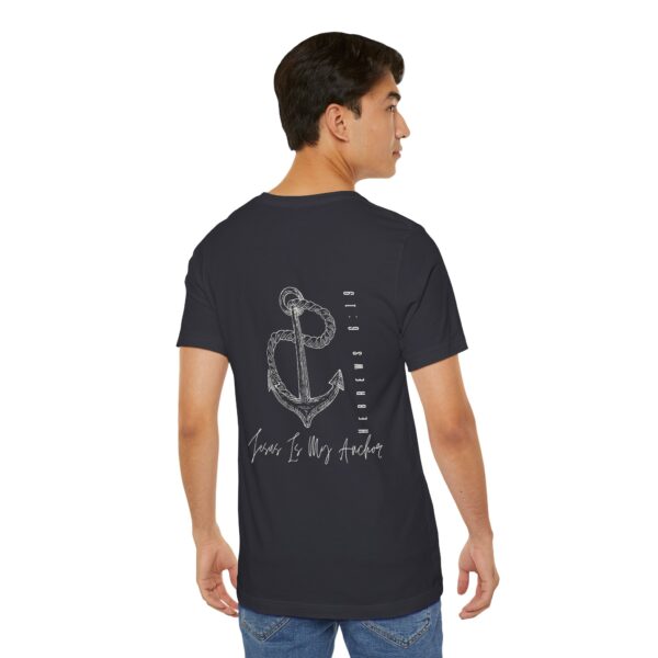 Jesus Is My Anchor – Hebrews 6:19 | Christian Unisex Short Sleeve Tee | Team Yeshua Apparel - Image 13