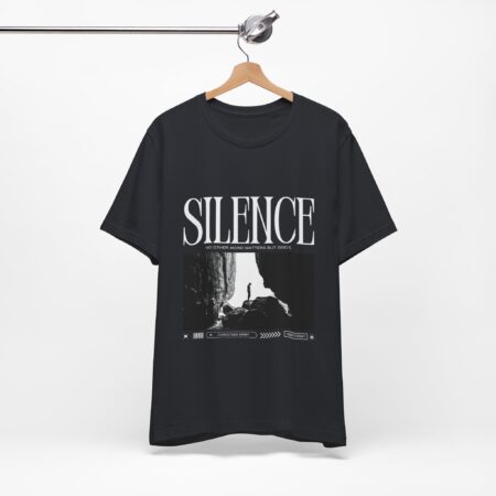 Silence, No Other Words Matter But God's - Christian Unisex Short Sleeve Tee | Team Yeshua Apparel