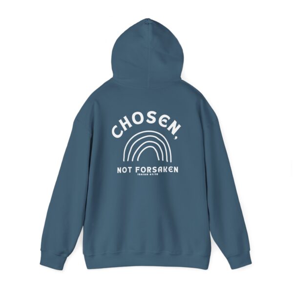 Chosen, Not Forsaken – Isaiah 41:10 | Unisex Hooded Sweatshirt | Team Yeshua Apparel - Image 3