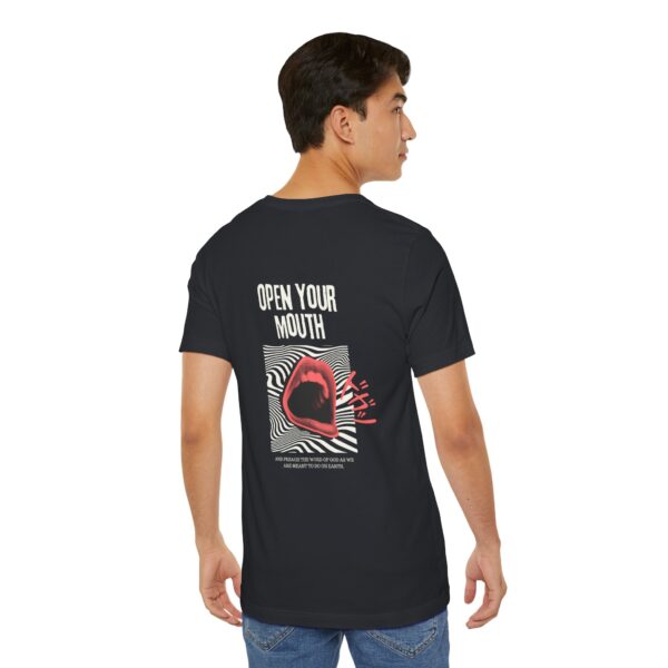 Open Your Mouth and Speak Trust - Christian Unisex Short Sleeve Tee | Team Yeshua Apparel