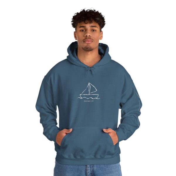 Jesus Is My Anchor – Hebrews 6:19 | Unisex Hooded Sweatshirt | Team Yeshua Apparel - Image 7