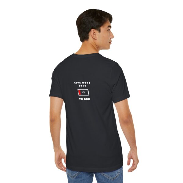 Give More Than 1% To God - Christian Unisex Short Sleeve Tee | Team Yeshua Apparel - Image 11