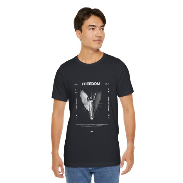 Freedom - Christian Unisex Short Sleeve Tee | Team Yeshua Apparel - Image 11