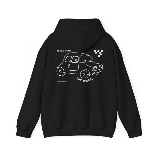 Jesus Took the Wheel – Psalm 37:23 | Unisex Hooded Sweatshirt | Team Yeshua Apparel - Image 10