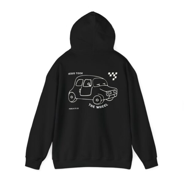 Jesus Took the Wheel – Psalm 37:23 | Unisex Hooded Sweatshirt | Team Yeshua Apparel - Image 11