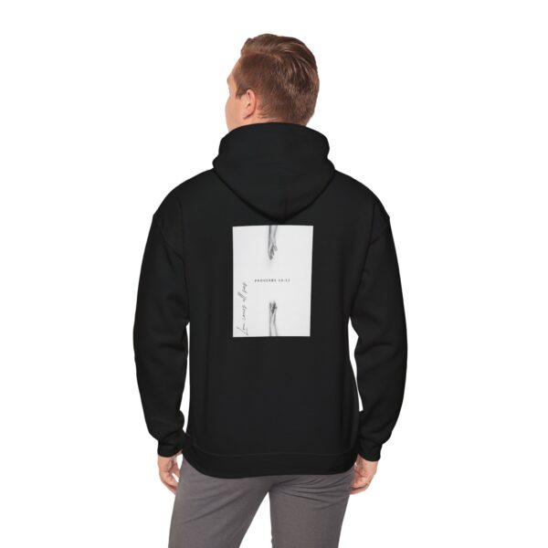 Love covers all sins. - Proverbs 10:12 | Unisex Hooded Sweatshirt | Team Yeshua Apparel - Image 6