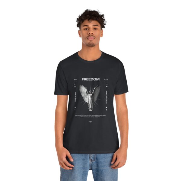 Freedom - Christian Unisex Short Sleeve Tee | Team Yeshua Apparel - Image 13